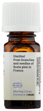 Aura Cacia huile essentielle pin sylvestre, gouttes prêtes à diffuser dans un diffuseur.