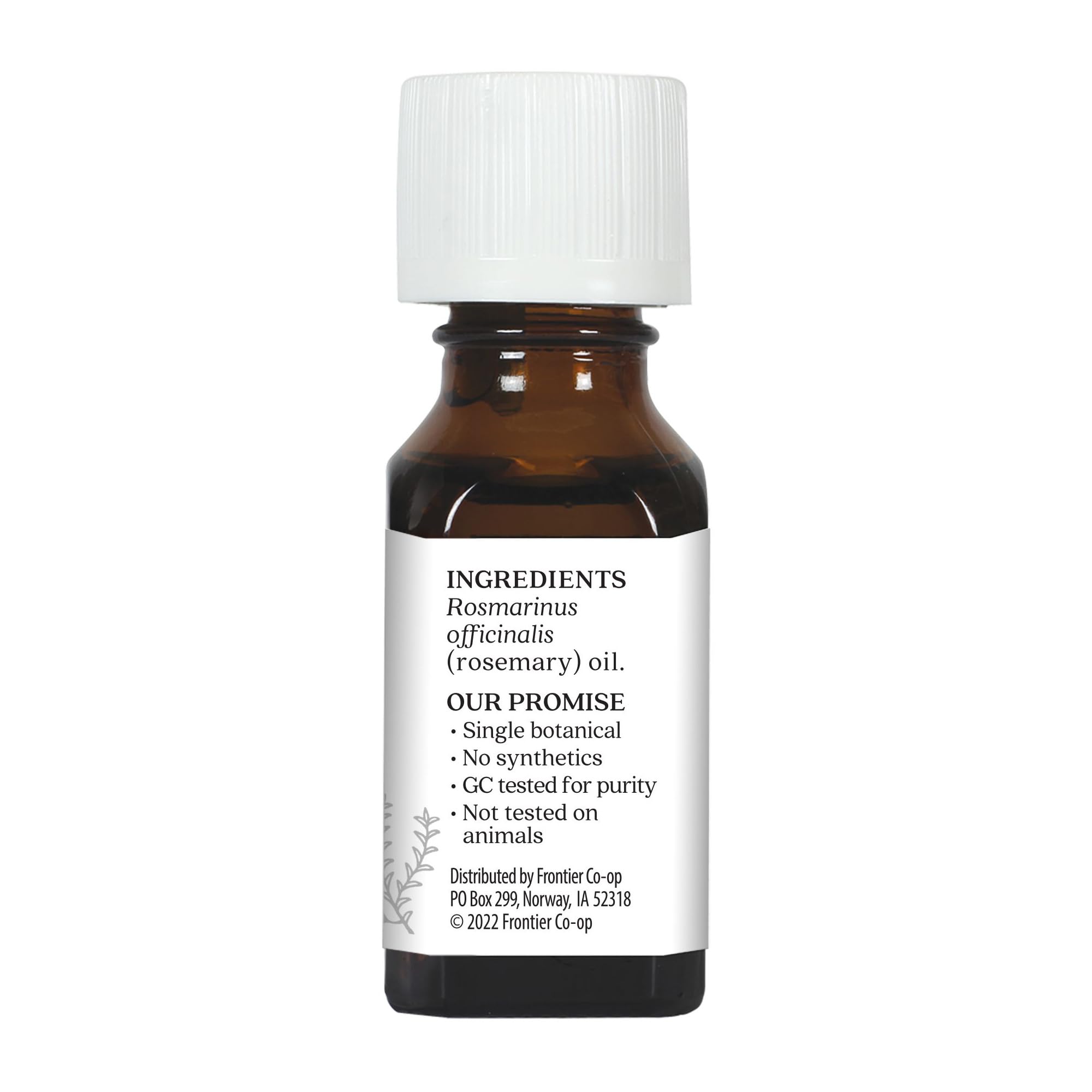 Massage relaxant avec huile romarin Aura Cacia et huile porteuse.