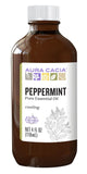 Aura Cacia huile essentielle Menthe poivrée — bouteille claire, arôme frais et rafraîchissant.