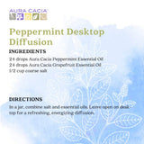 Aura Cacia huile essentielle Menthe poivrée — usage externe après dilution sur la peau.