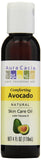 Aura Cacia huile soin peau avocat – flacon élégant prête à l'hydratation.