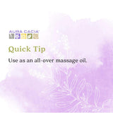 Aura Cacia huile spa maison lavande, apaisement des sens après une journée