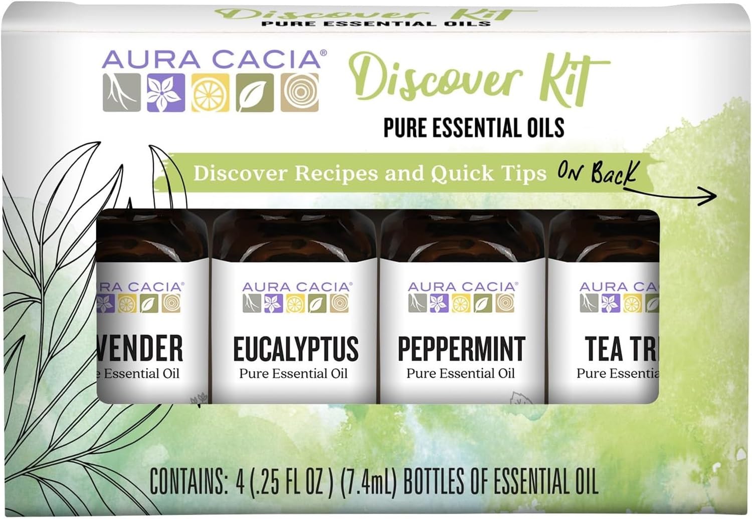 Aura Cacia Kit Découverte huile lavande: diffusion relaxante possible