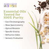 Aura Cacia lavande huile essentielle, douceur nocturne pour rituels bien-être.