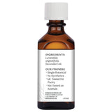 Aura Cacia lavande huile essentielle, flacon ouverte, arôme apaisant pour diffusion nocturne.