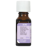 Aura Cacia Mélange huiles: flacons visibles montrant cardamome, orange et menthe rafraîchissante.