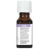 Aura Cacia Pep Talk: etiquette clairement indiquée pour usage rapide et sûr.