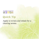 Aura Cacia Roll-On Eucalyptus : arôme camphoré rafraîchissant pendant l'effort.