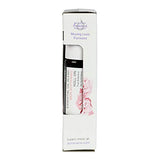 Aura Cacia Rouleau Rose – texture légère sans résidu gras.