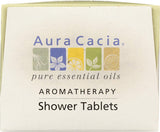 Tablettes Aura Cacia douche eucalyptus libérant un parfum pur et naturel.