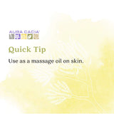Aura Cacia: test GC/MS purete verification et traçabilite.