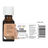 Parfum boisé diffusé en brume d'ambiance avec Aura Cacia Texas Cedarwood.