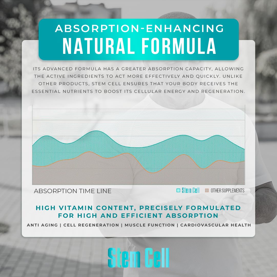 Ingrédients spiruline et chlorelle dans Aura Vitamins Stem Cell 1000mg