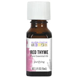 Aura Cacia huile essentielle thym rouge — bouteille prête à diffuser pour une ambiance apaisante