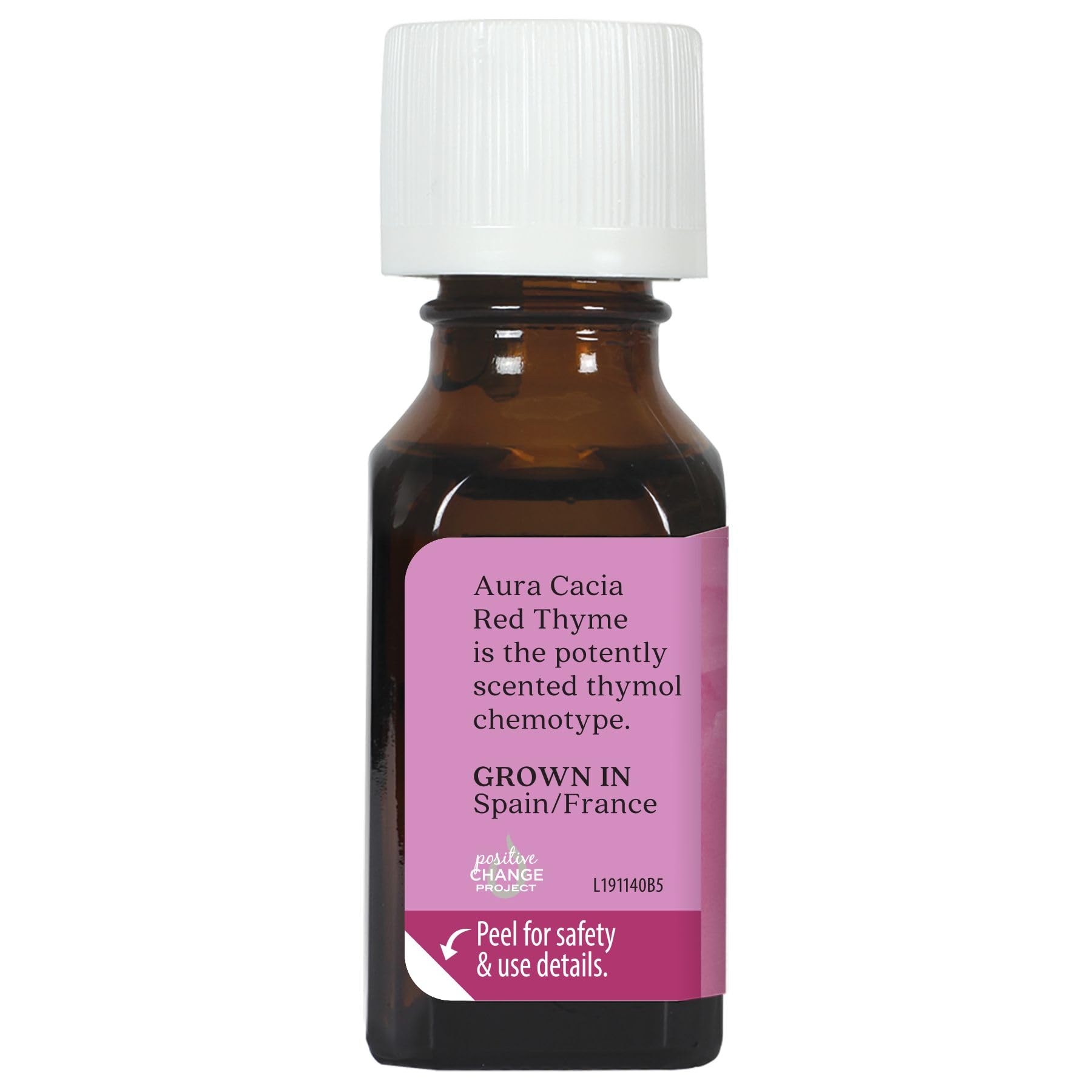 Aura Cacia huile essentielle thym rouge — diffusion dans le diffuseur pour parfum boisé