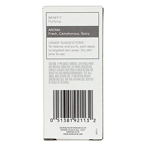 Aura Cacia Roll-On Arbre à Thé – flacon compact et pratique.