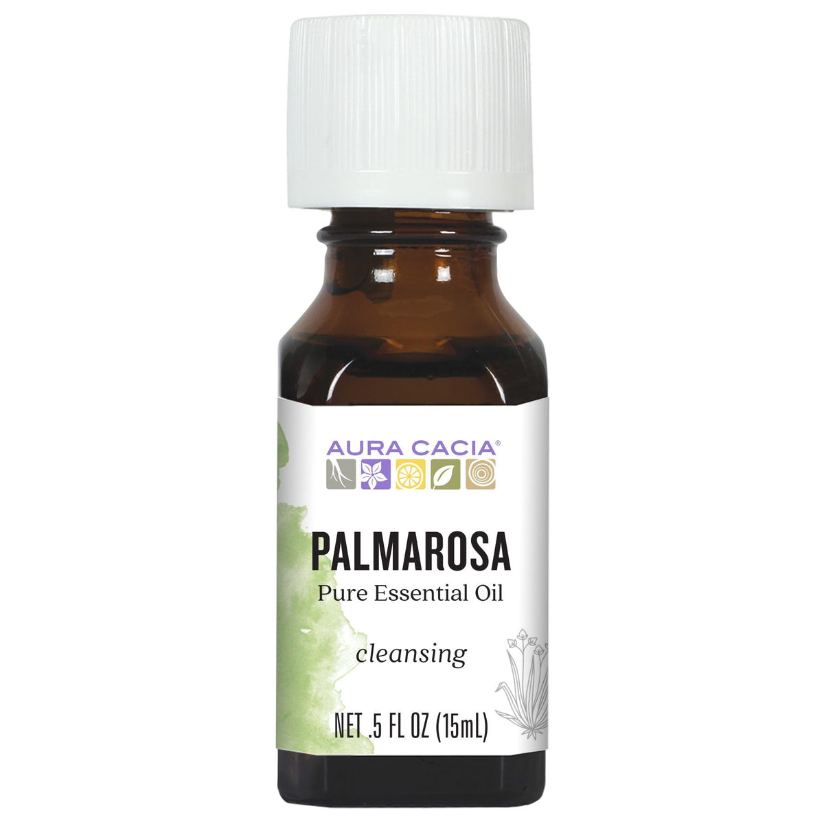 Aura Cacia Palmarosa – bouteille d'huile essentielle prête à diffuser