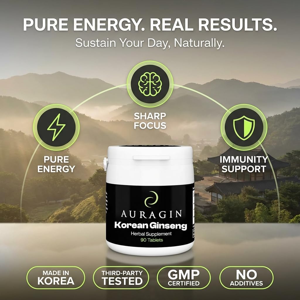 Tablettes Auragin sans additifs pour une consommation pure