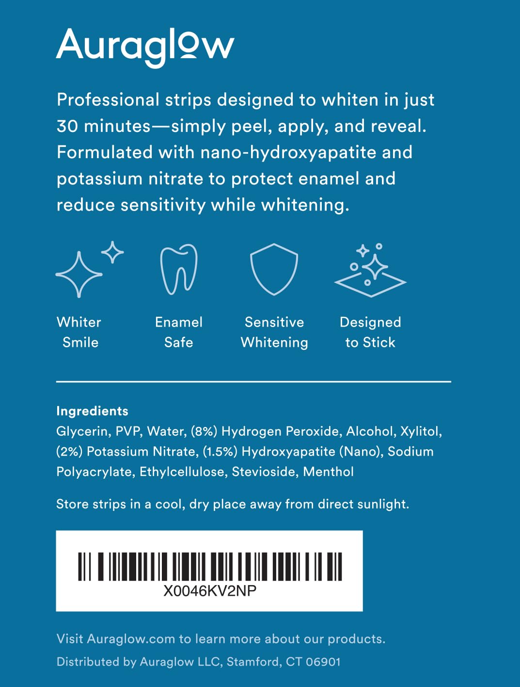 Auraglow – design confort, bandes longues pour un ajustement uniforme.