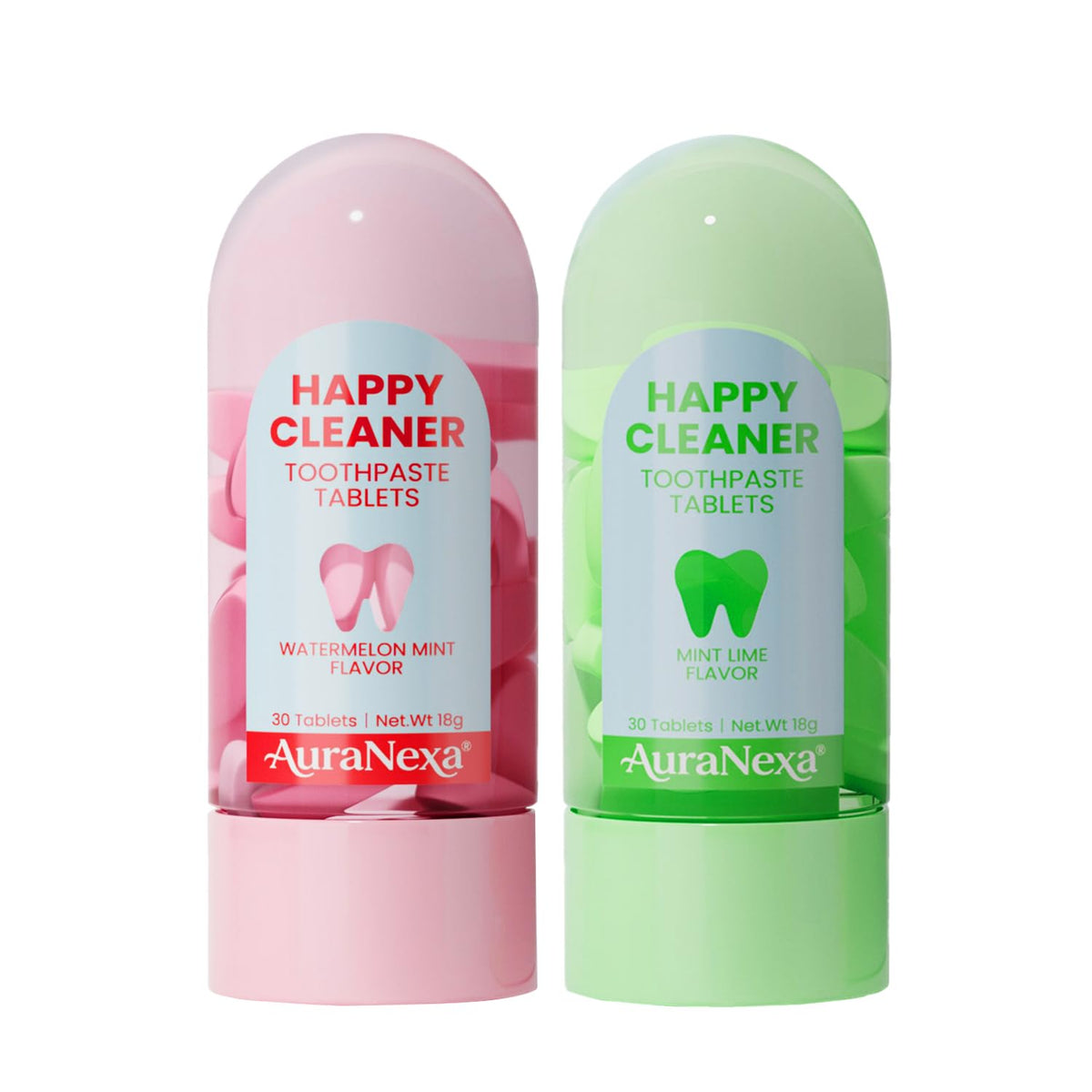 Auranexa tablettes Lime Mint – emballage pratique pour partager