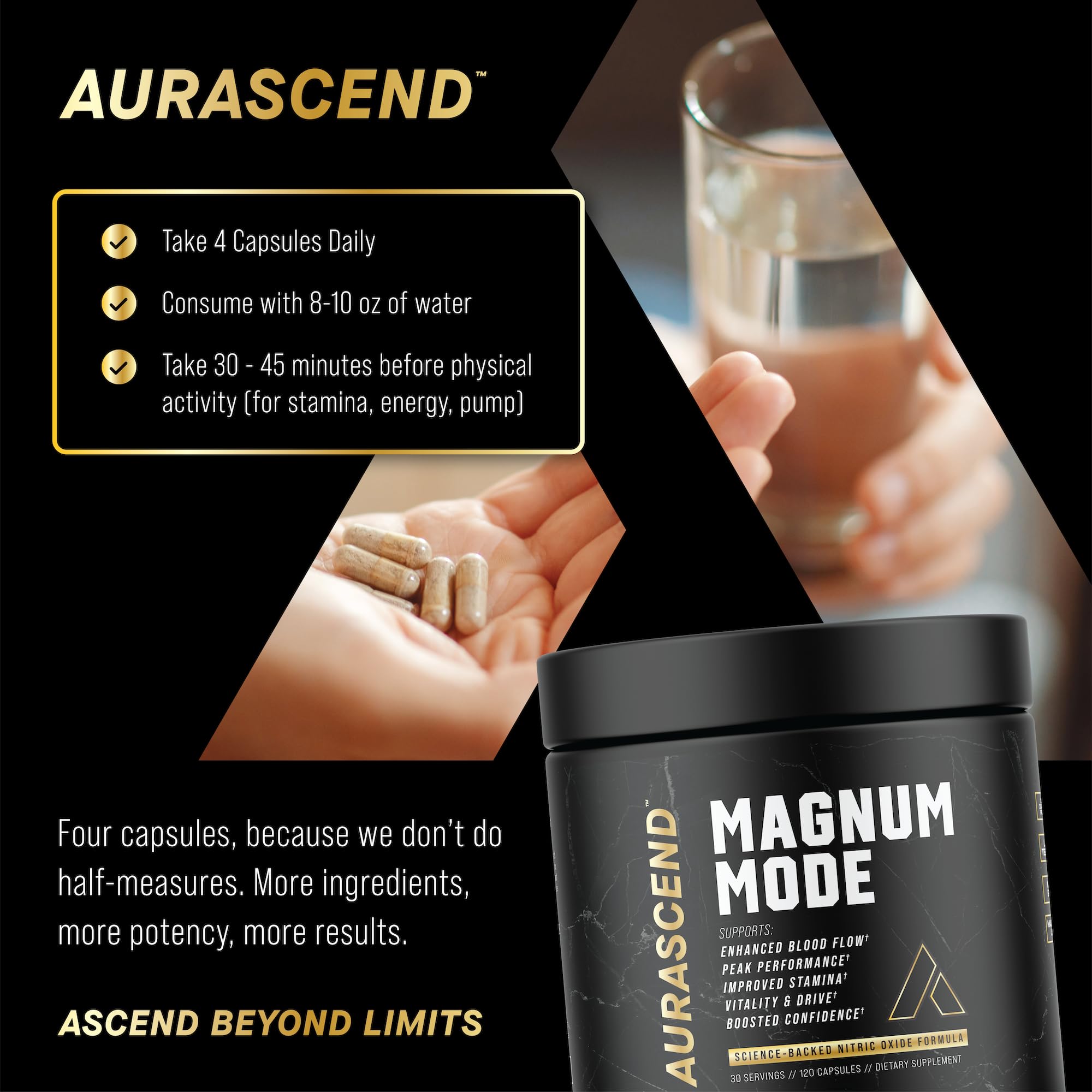 Produit fabriqué aux États‑Unis, contrôlé et sans OGM dans un packaging clair.