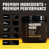 Ingrédients clés d'Aurascend Magnum Mode favorisant une circulation saine et énergie durable.