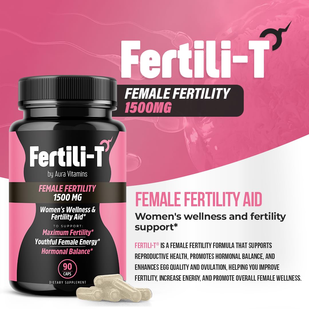 Capsules Fertili-T Female faciles à avaler soutiennent l'équilibre hormonal.