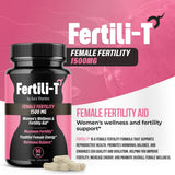 Capsules Fertili-T Female faciles à avaler soutiennent l'équilibre hormonal.