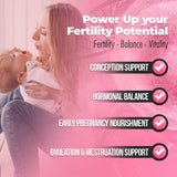 Poudre d'Aguaje utilisée dans Fertili-T Female favorise l'équilibre hormonal.
