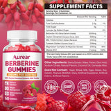 Goût fraise des gommes Aurear Berberine, plaisir quotidien.