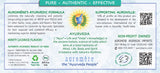 Auromere dentifrice ayurvédique composants neem et peelu, soin naturel des gencives.