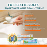 Auromere dentifrice ayurvédique emballage - présentation fiable pour la routine quotidienne.