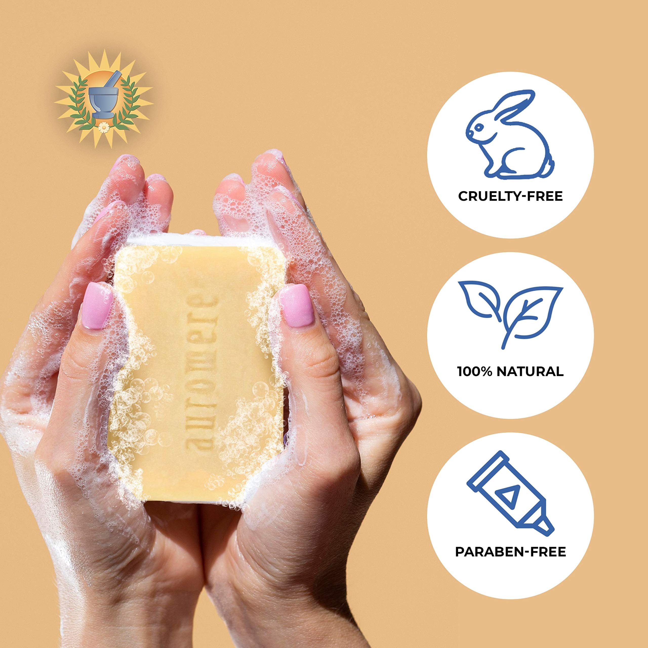 Ingrédients neem biologiques et herbes – savon naturel Auromere.