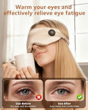 Aurorcness Masque Yeux Chauffant propose 3 niveaux de chaleur ajustables.