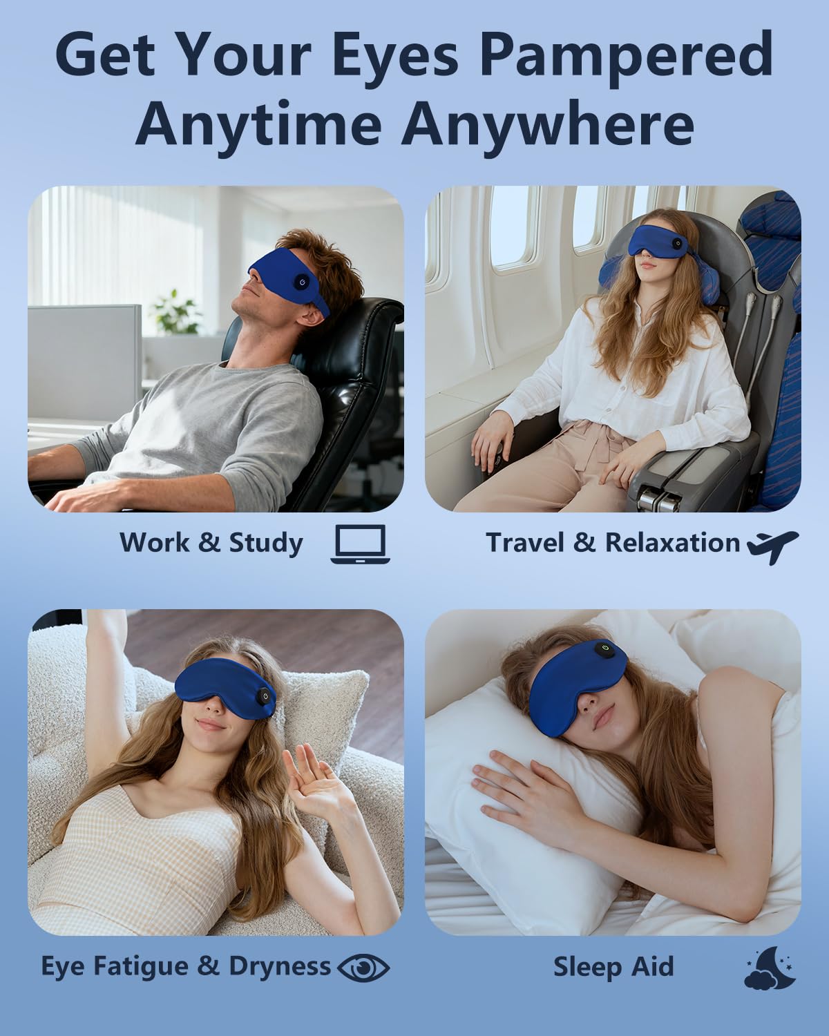 Aurorcness masque yeux chauffant, idée cadeau pratique et attentionnée.