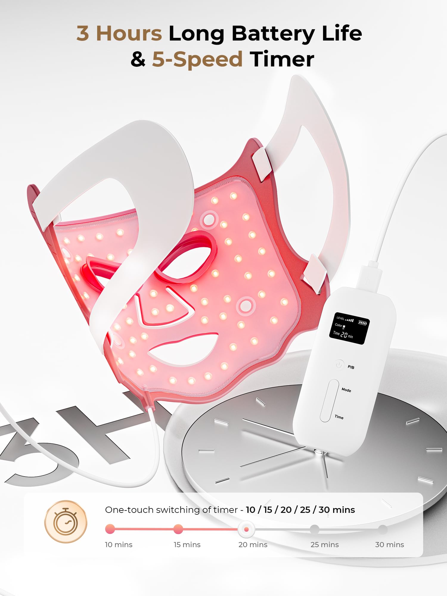 Télécommande pratique pour contrôler les lumières sans les mains.