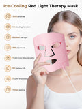 Aurphany masque thérapie visage avec 198 perles lumineuses pour irradiation dense.