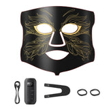 Aurphany masque lumière rouge visage et cou pour revitaliser la peau à domicile.