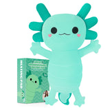 Auspicious Beginning Axolotl chauffant: peluche douce pour chaleur réconfortante