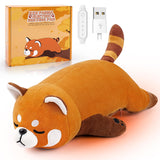 Auspicious Beginning panda rouge chauffant USB 14 po: chaleur rapide et réconfort.