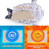 Peluche Auspicious Beginning phoque, idéale pour soirées calmes et repos.