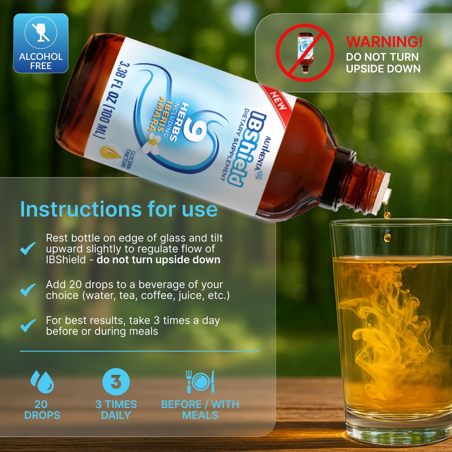 AUTHENTA IBShield, carvi: soutien possible à la digestion et à l apaisement