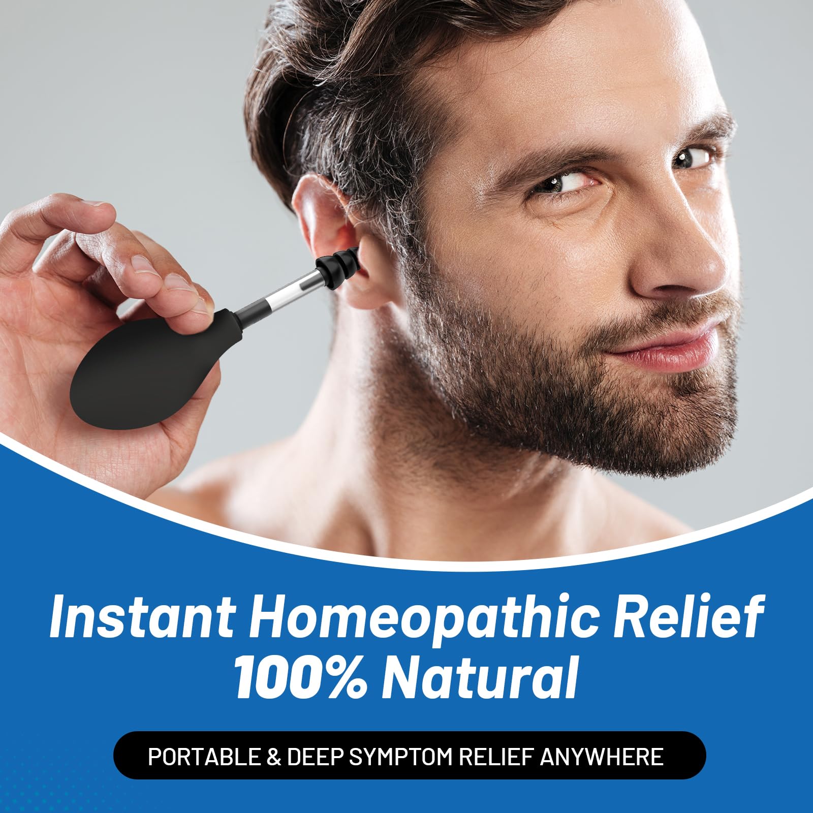 AuthHair Appareil relief pression oreille voyage, idéal pour les trajets