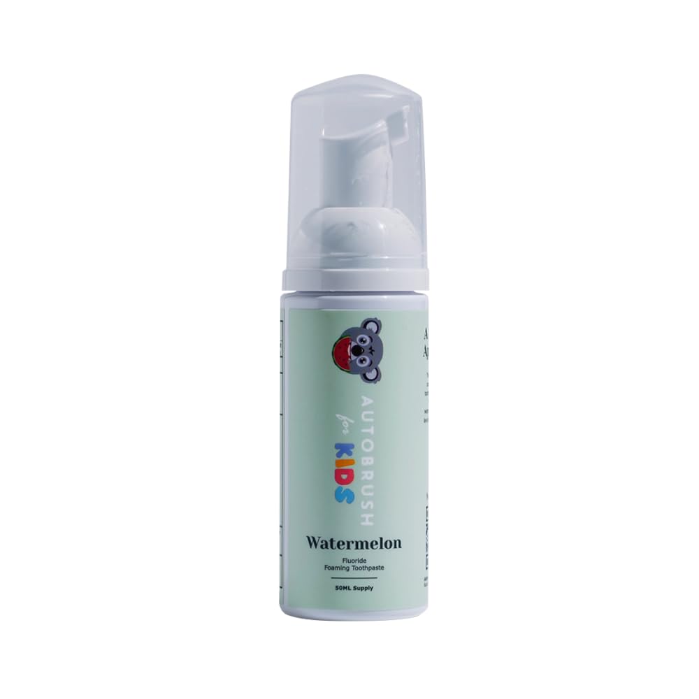 Autobrush dentifrice moussant fluoré Enfants Pastèque emballage pratique pour le voyage