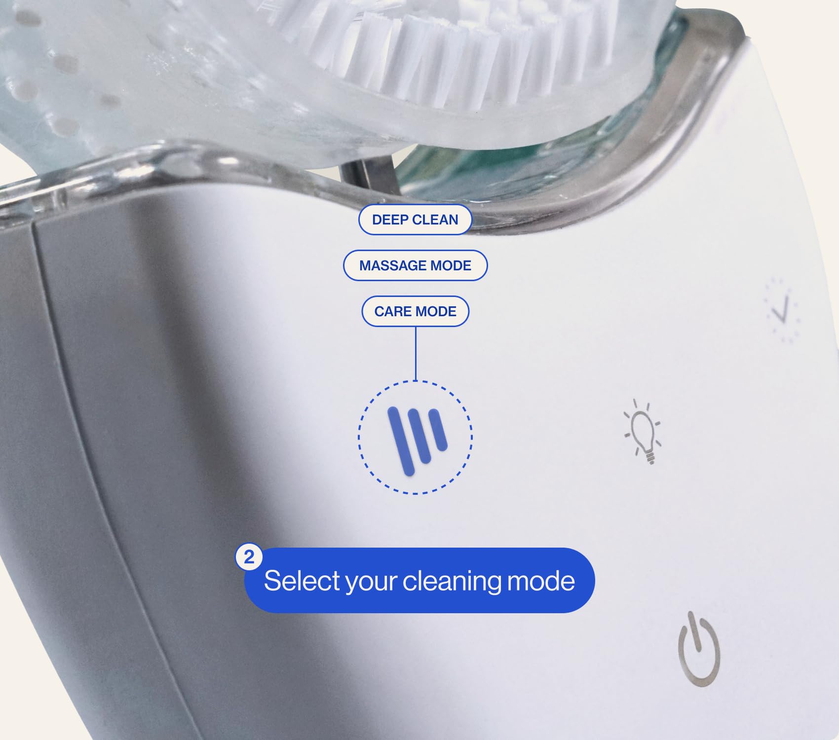 Autobrush application facile avec pompe sur la tete de brosse.