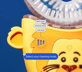 Autobrush Kids couverture buccale 360° pour un nettoyage ciblé des surfaces.