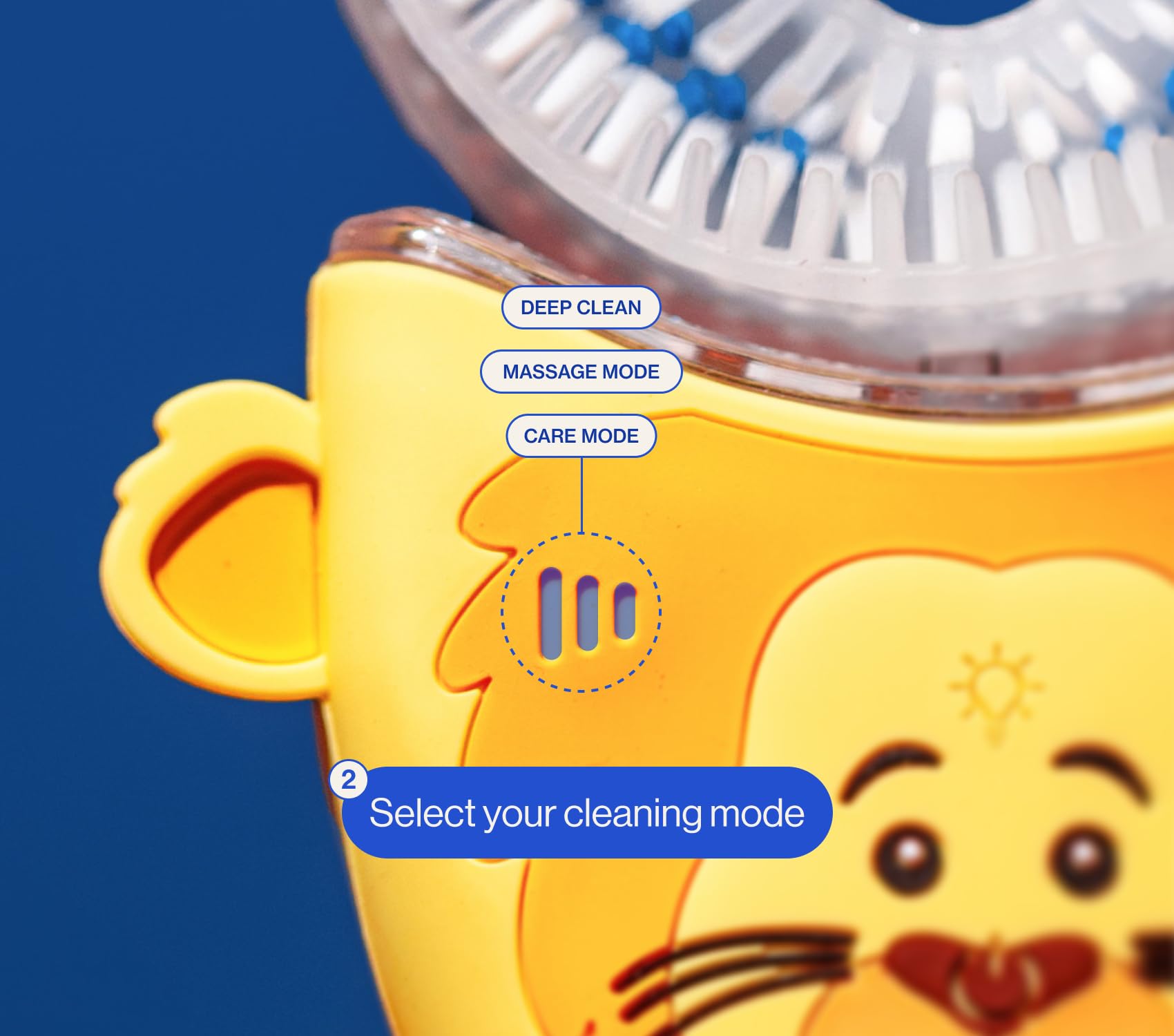 autobrush licorne: routine de 30 secondes pour un brossage rapide.