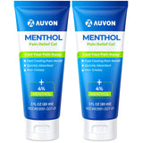 AUVON Gel menthol – bouteille pratique pour soulager les douleurs quotidiennes.