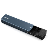 AUVON organiseur-semaine-metal-slide: pratique lors des voyages grâce au design coulissant.