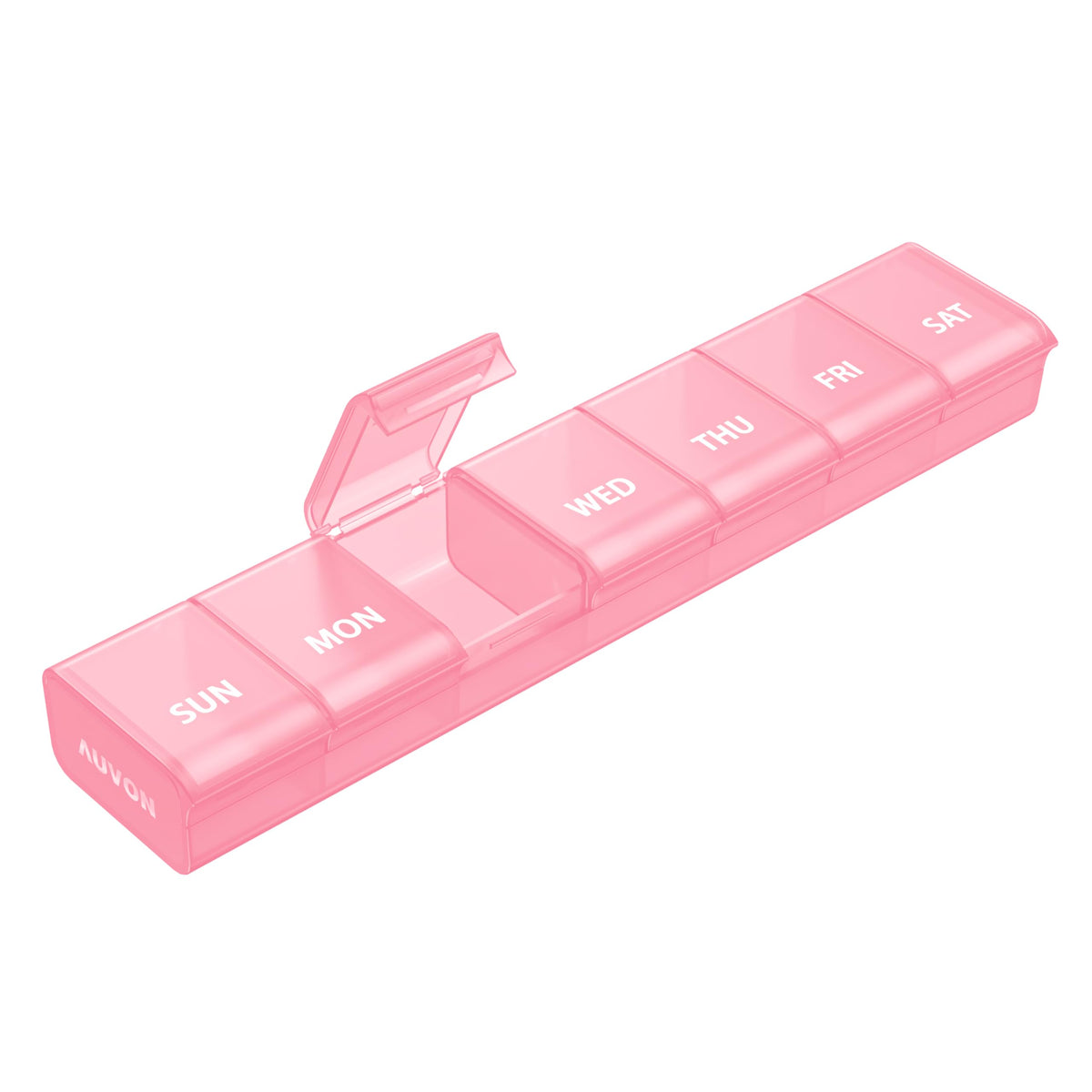 AUVON Organiseur hebdomadaire – ouverture sans effort, idéal pour arthrite et ongles difficiles.